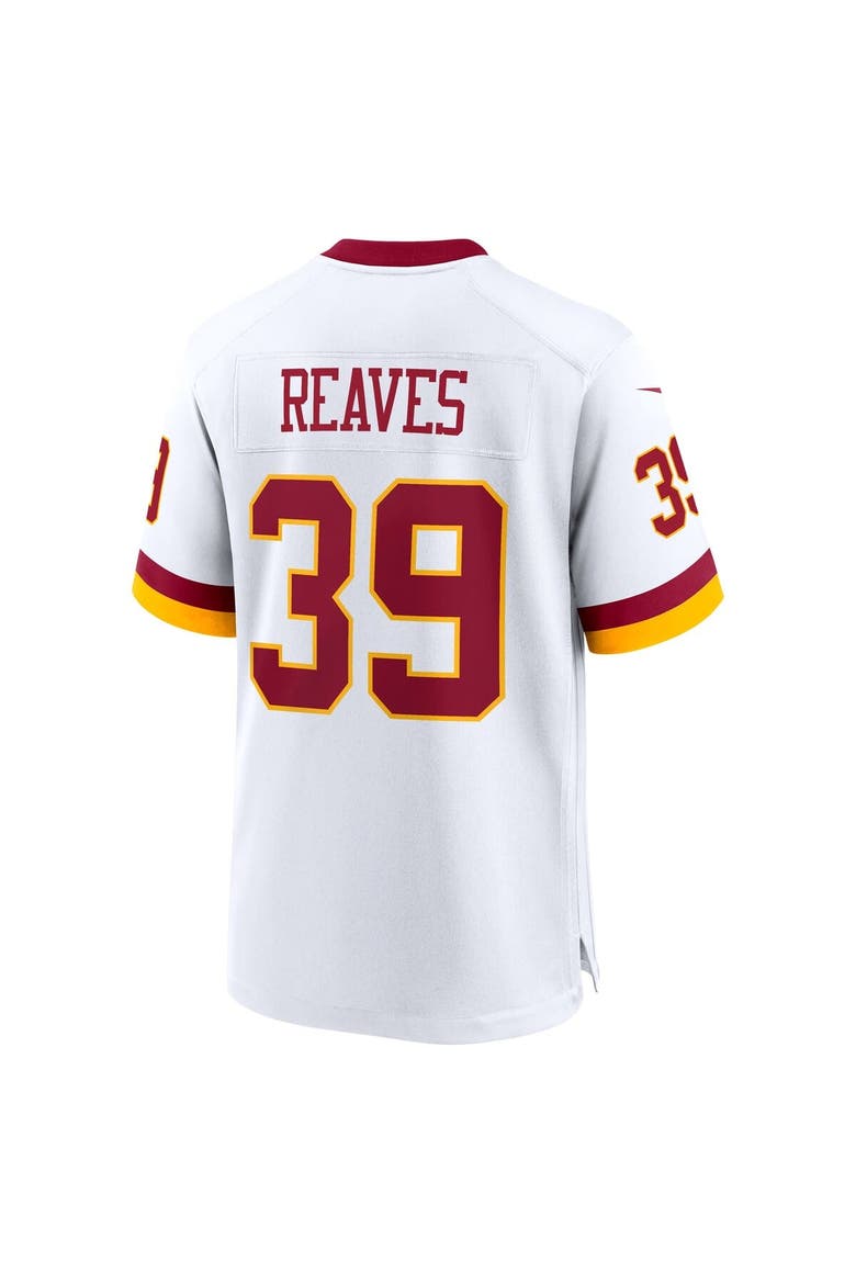Men's Nike Jeremy Reaves White Washington Commanders Game Super Bowl Era Jersey, Alternate, color, White