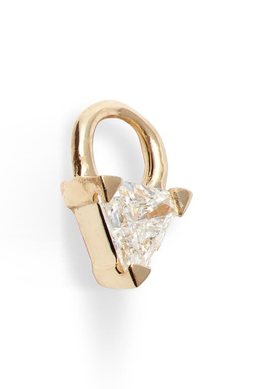 Maria Tash Diamond Triangle Earring Charm