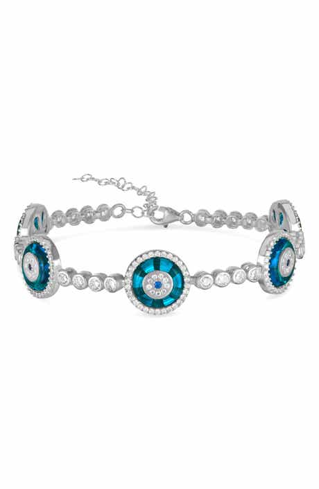 SPHERA MILANO Evil Eye Station Tennis Bracelet