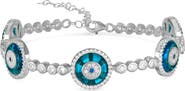 SPHERA MILANO Evil Eye Station Tennis Bracelet