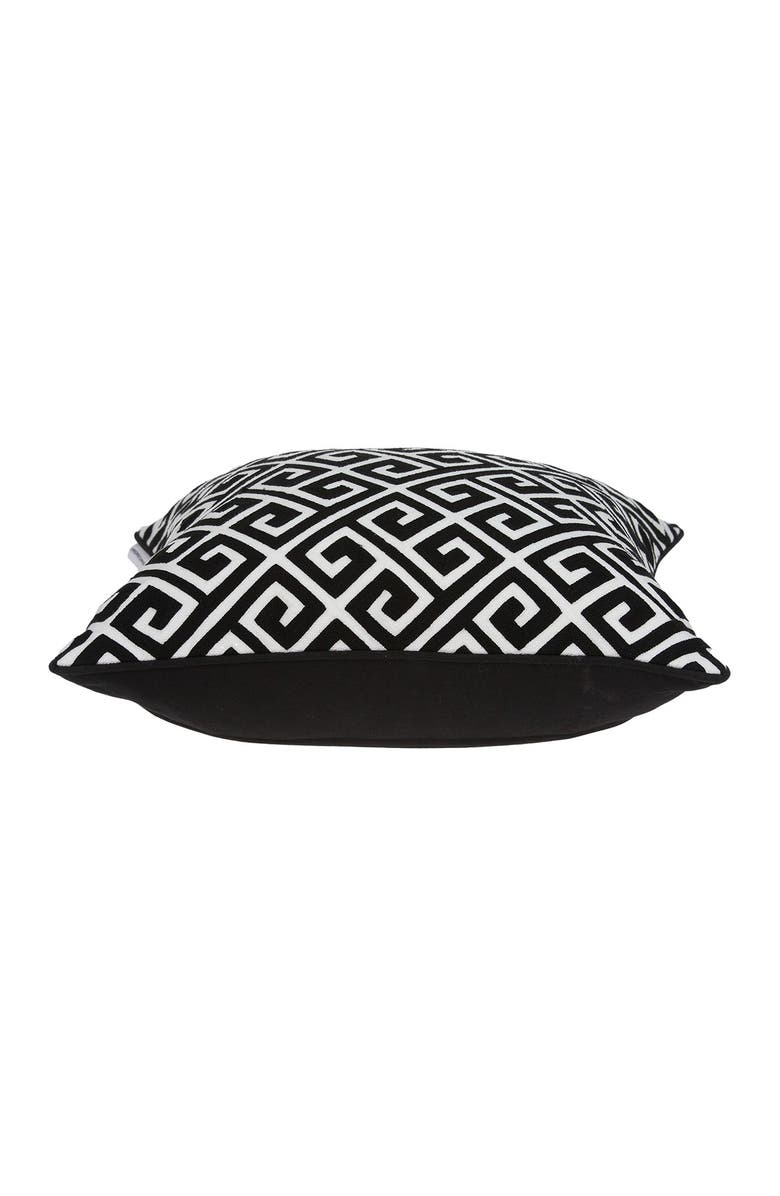 PARKLAND COLLECTION Cameo Transitional Pillow - 20" x 20" - Black, Alternate, color, Black
