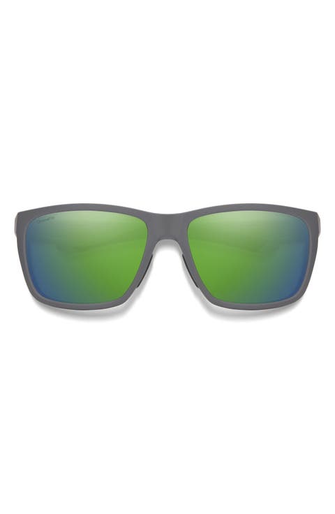 Longfin 57mm ChromaPop™ Polarized Square Sunglasses