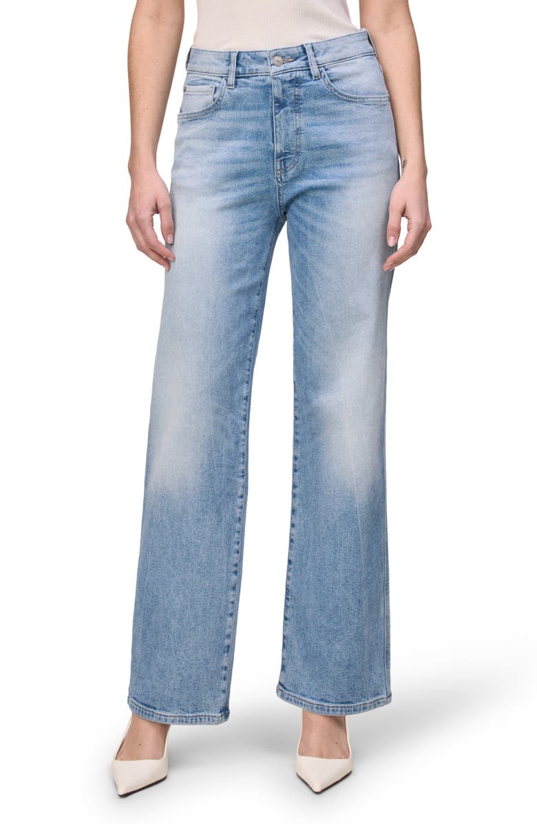 WARP+WEFT Sat '90s High Waist Straight Leg Jeans, Main, color, 