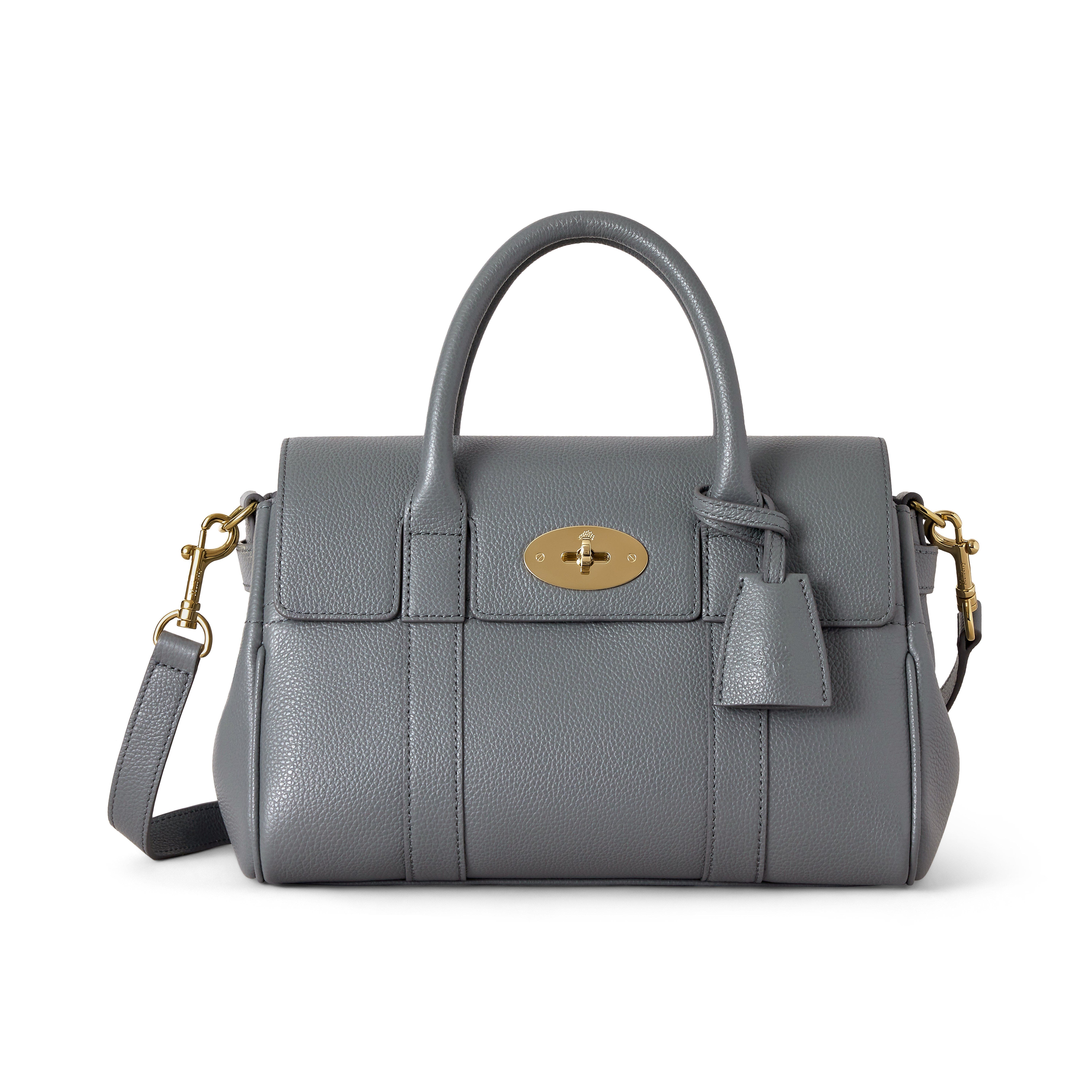 Small Bayswater Satchel, Main, color, Foggy Grey