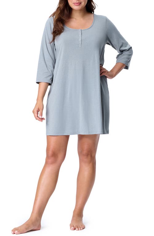 Motherhood Maternity Maternity Sleep Henely Nightgown With Nursing Access In Gray
