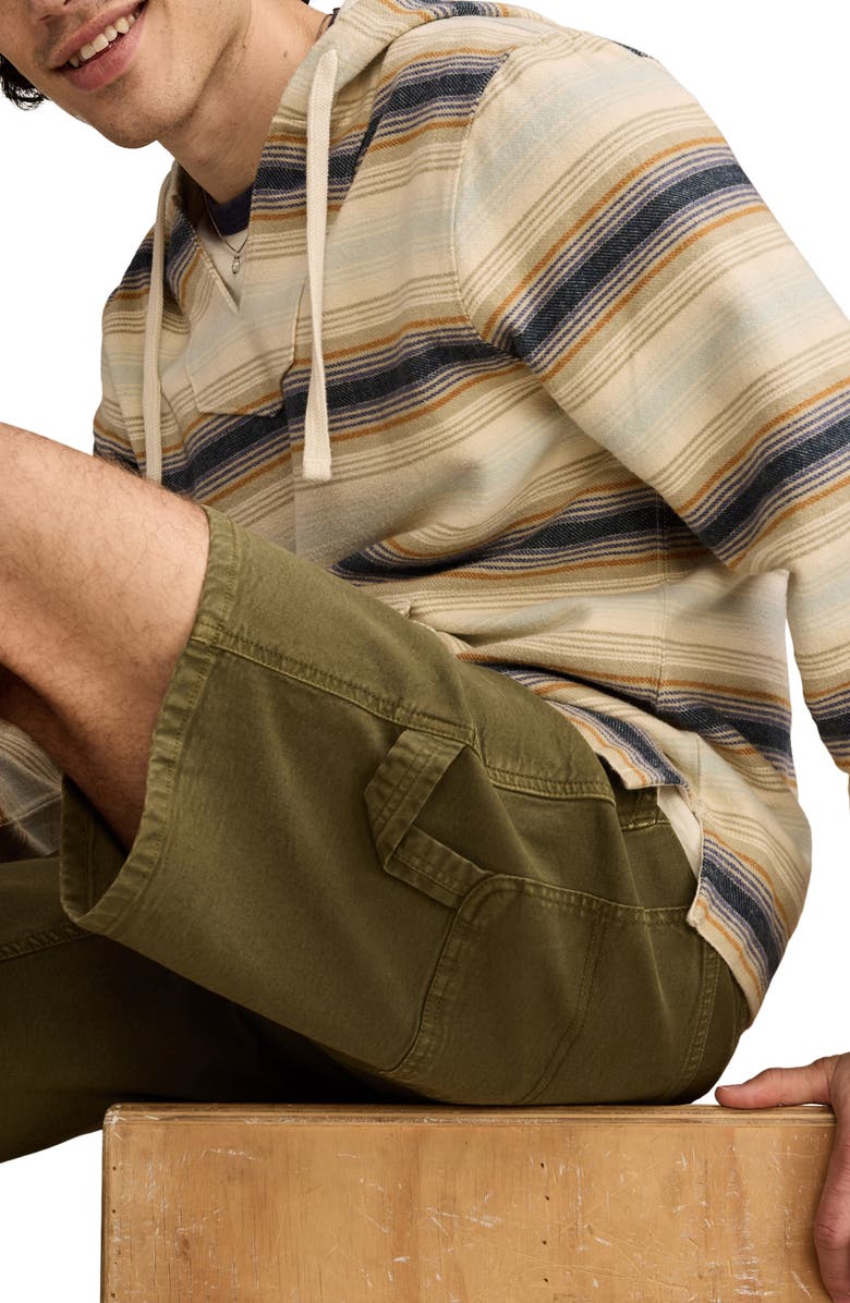 Lucky Brand Baja Stripe Ombré Cotton Hoodie, Alternate, color, 