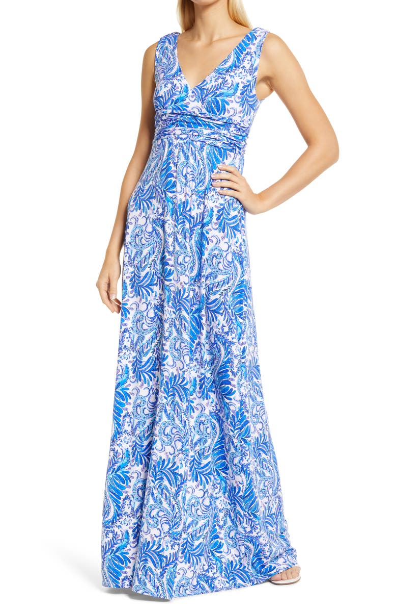 Lilly Pulitzer<sup>®</sup> Sloane Sleeveless Midi Dress, Main, color,