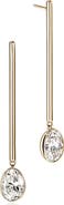 John Hardy JH Lovestruck 14k Gold Lab Grown Diamond Drop Earrings