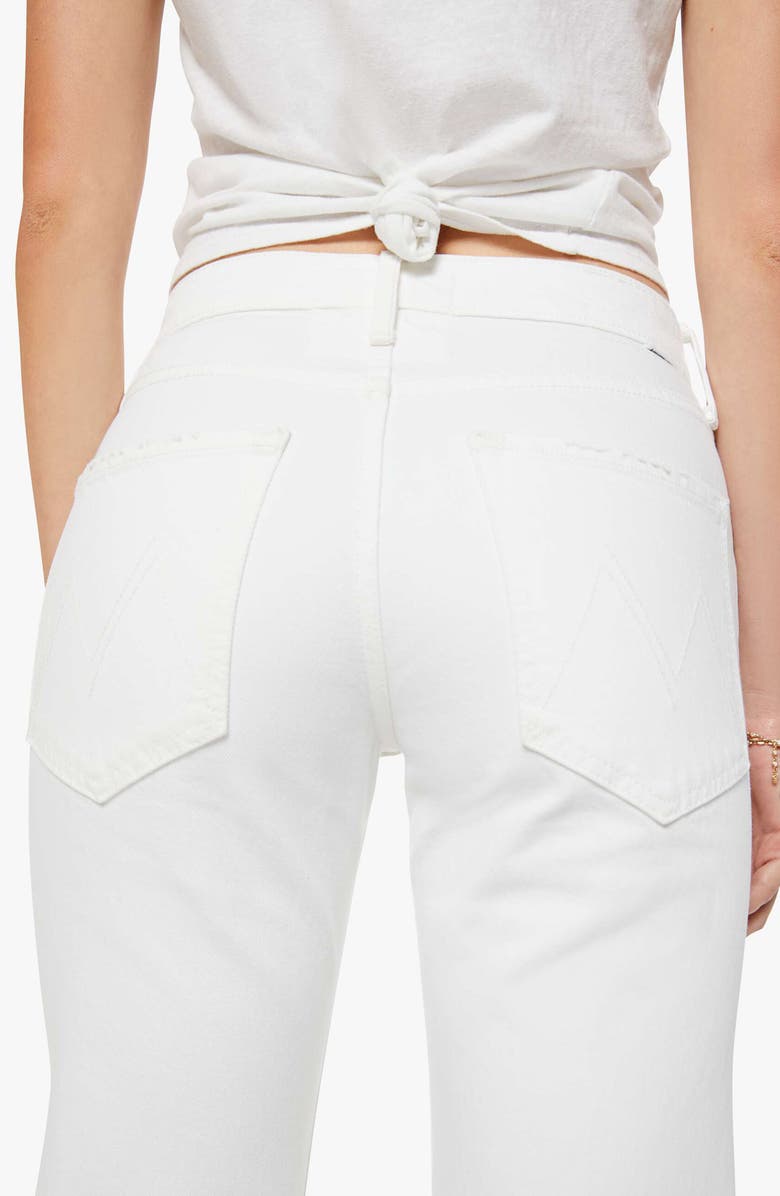 MOTHER The Bookie Skimp Mid Rise Bootcut Jeans, Alternate, color, Picket Fence