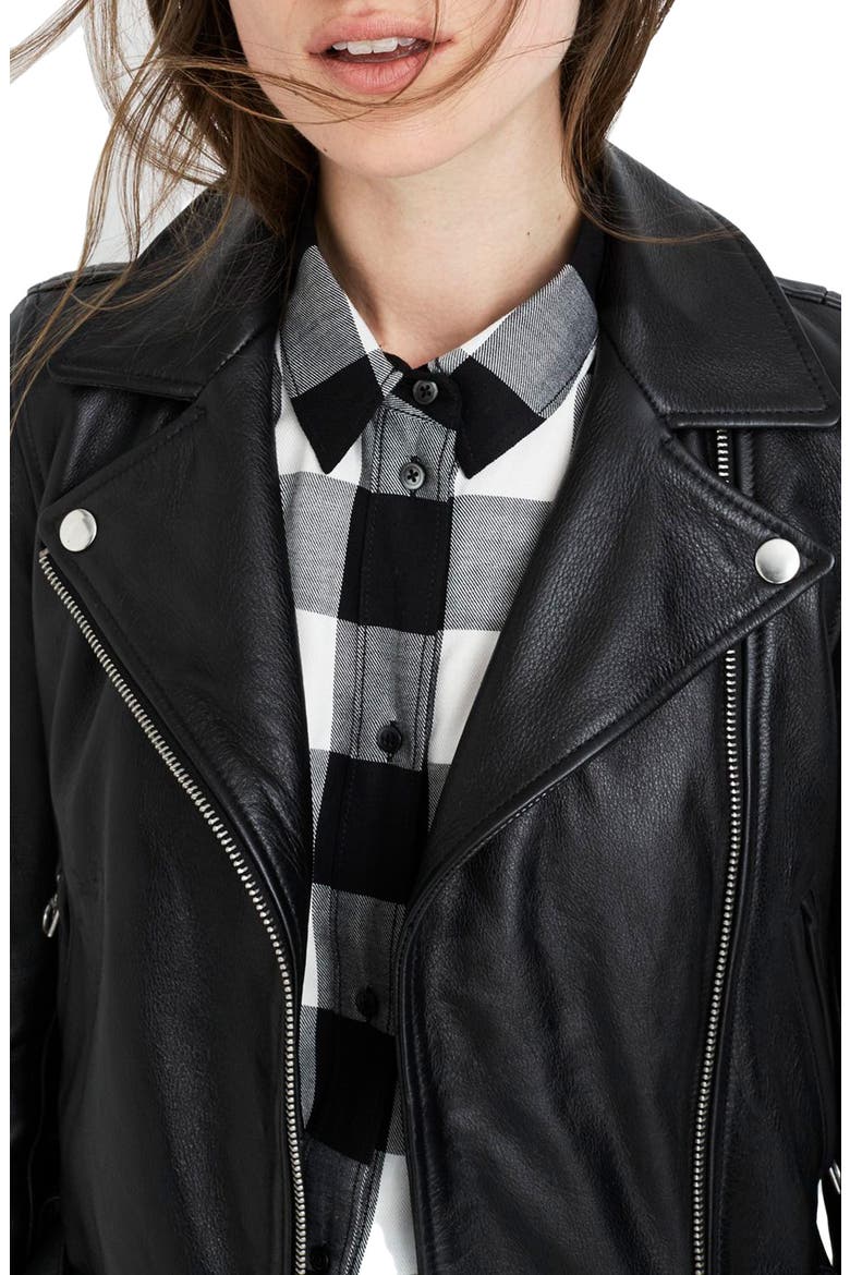 Ultimate Leather Jacket, Alternate, color, TRUE BLACK