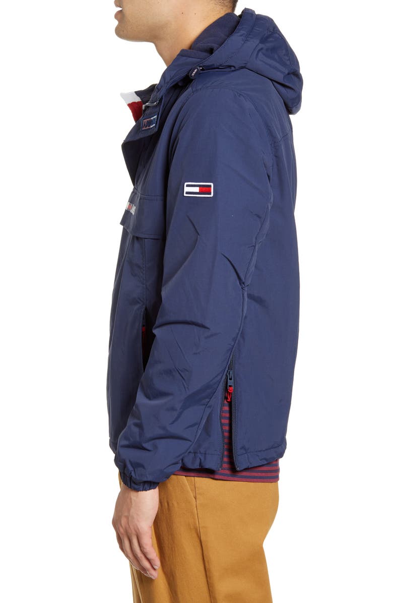 TOMMY JEANS TJM Nylon Hooded Anorak, Alternate, color,
