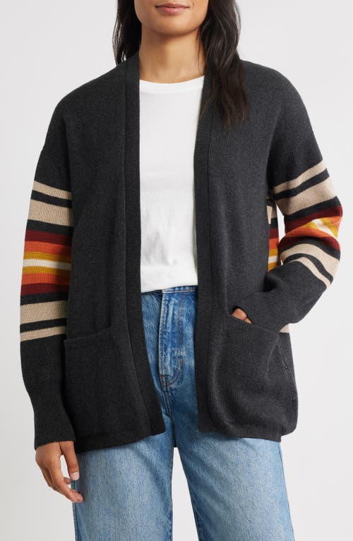 Pendleton Sierra Springs Open Front Cardigan In Black