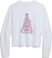 vineyard vines Graphic Cropped Long Sleeve T-shirt