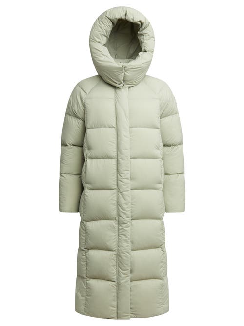 Jack1t Cloud Ultra Long Puffer Down Coat In Green