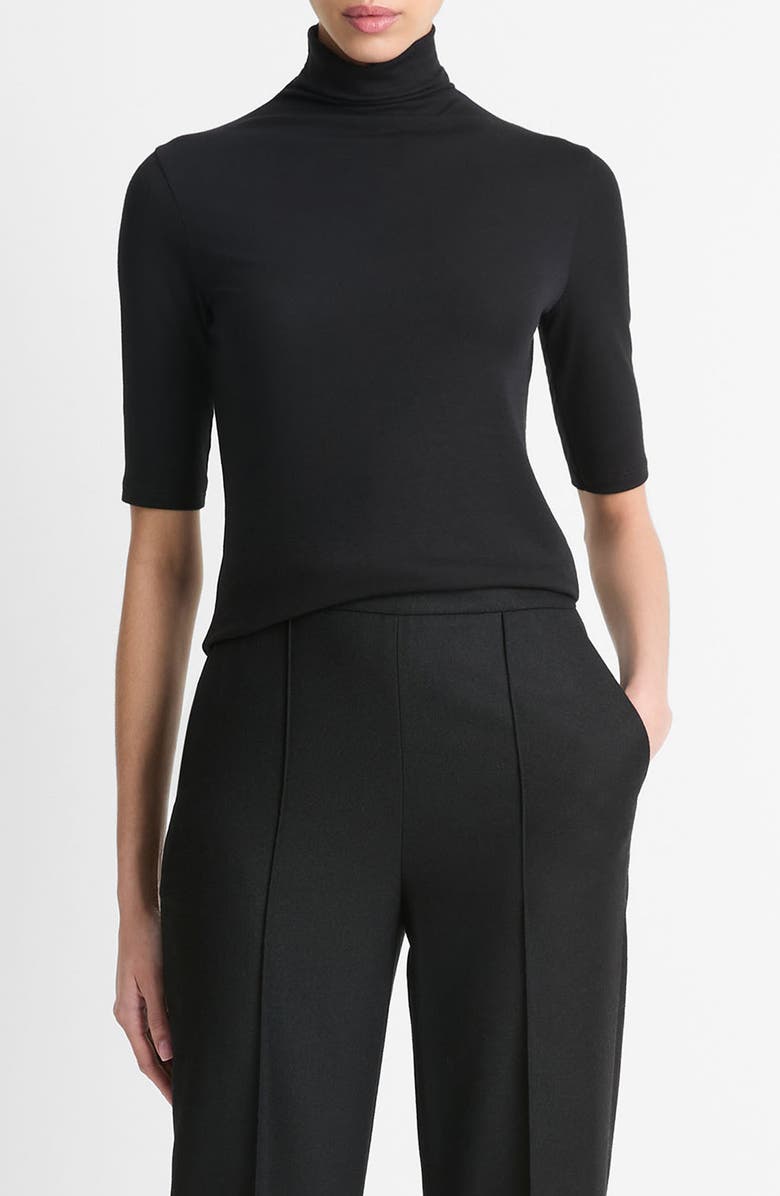 Vince Knit Mock Neck Top, Main, color, 
