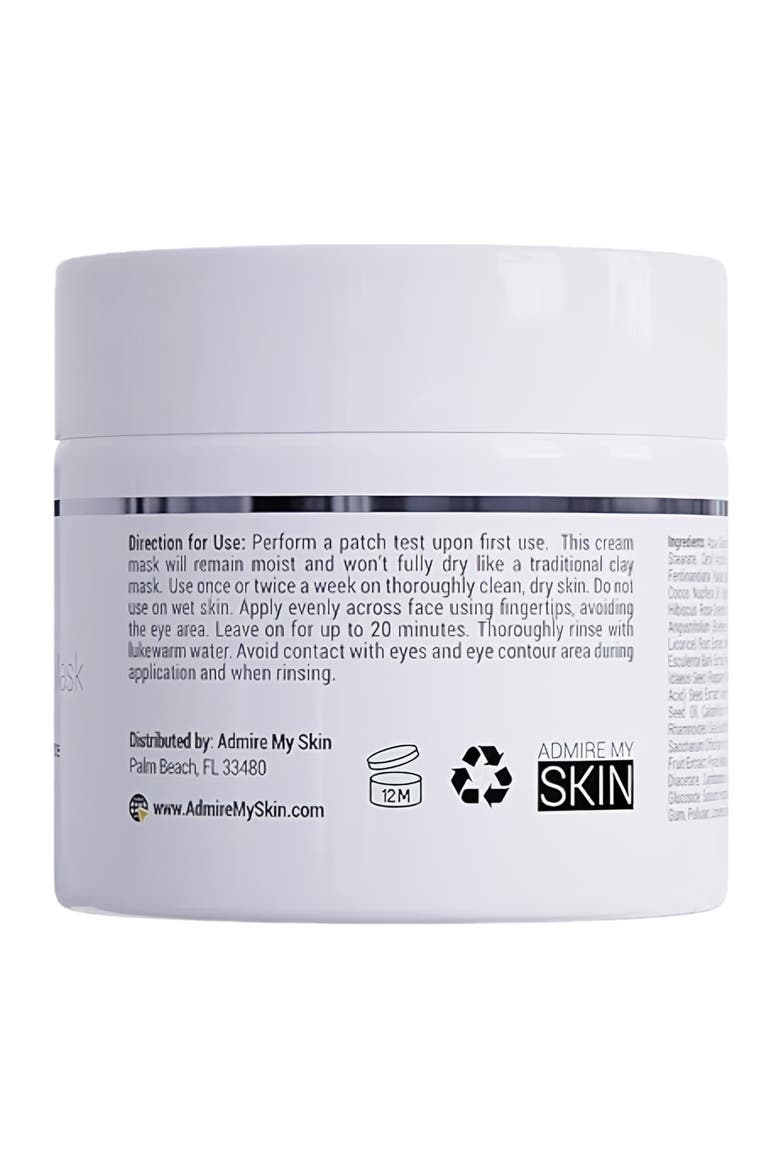 Vitamin C Glow Mask for Brightening - Contains Glycolic and Lactic Acids, Alternate, color, Clear