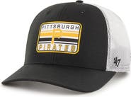 '47 Men's '47 Black Pittsburgh Pirates Drifter Trucker Adjustable Hat