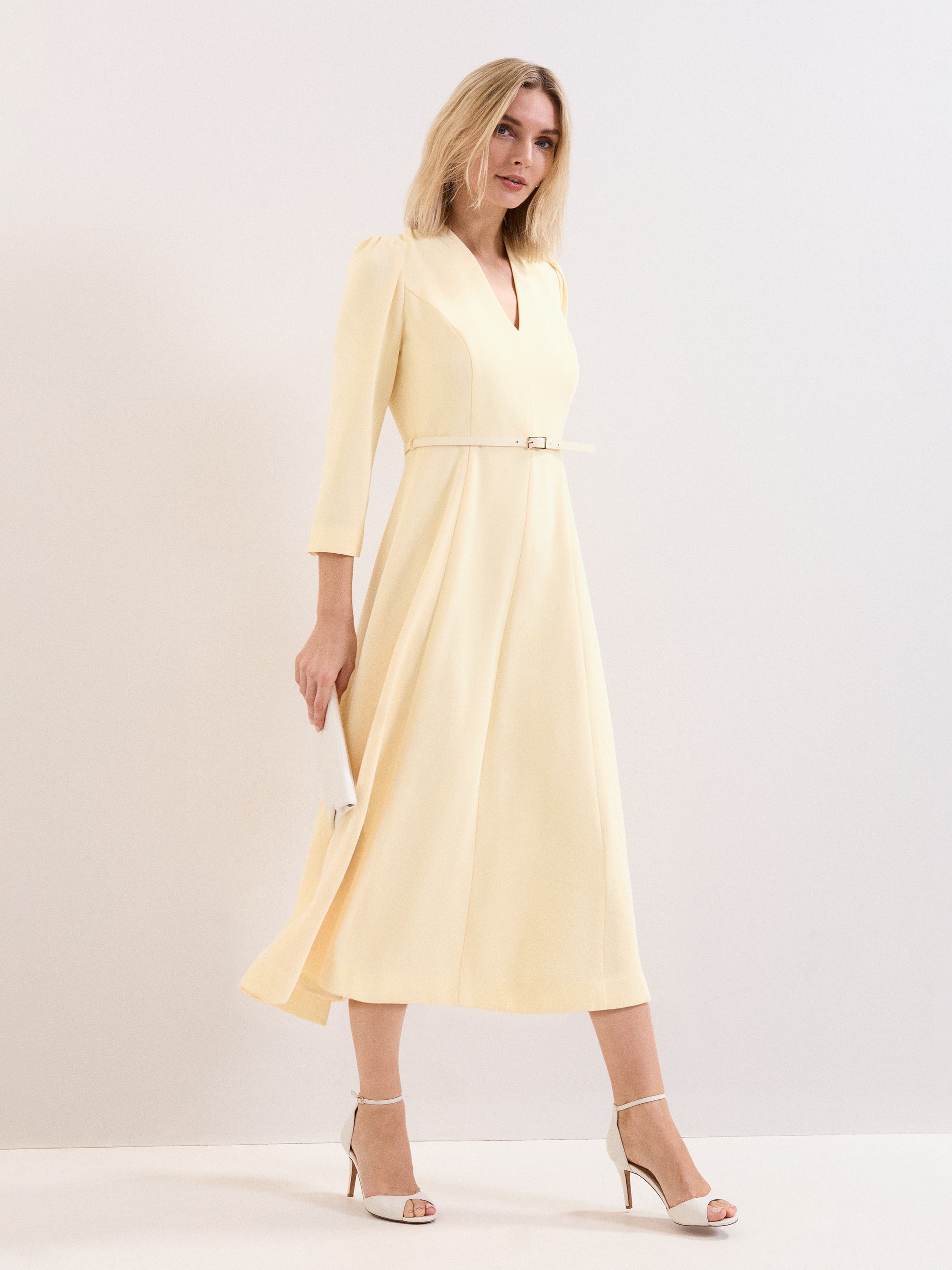 Danielle Belted Midi Dress