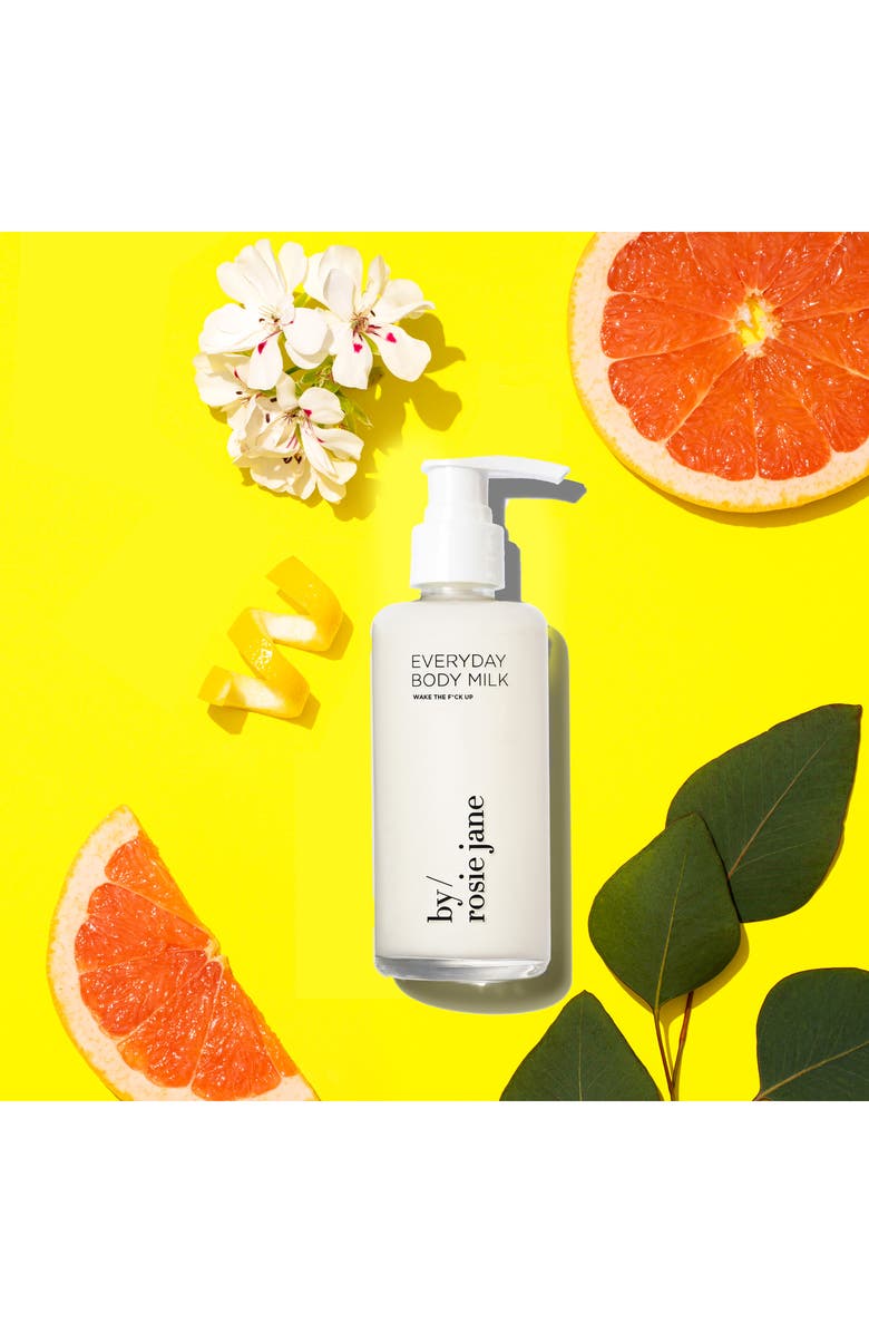 By Rosie Jane Wake the F*ck Up Everyday Body Milk, Alternate, color,