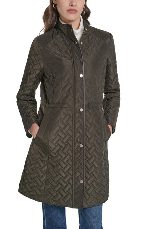Signature Quilted Stand Collar Jacket