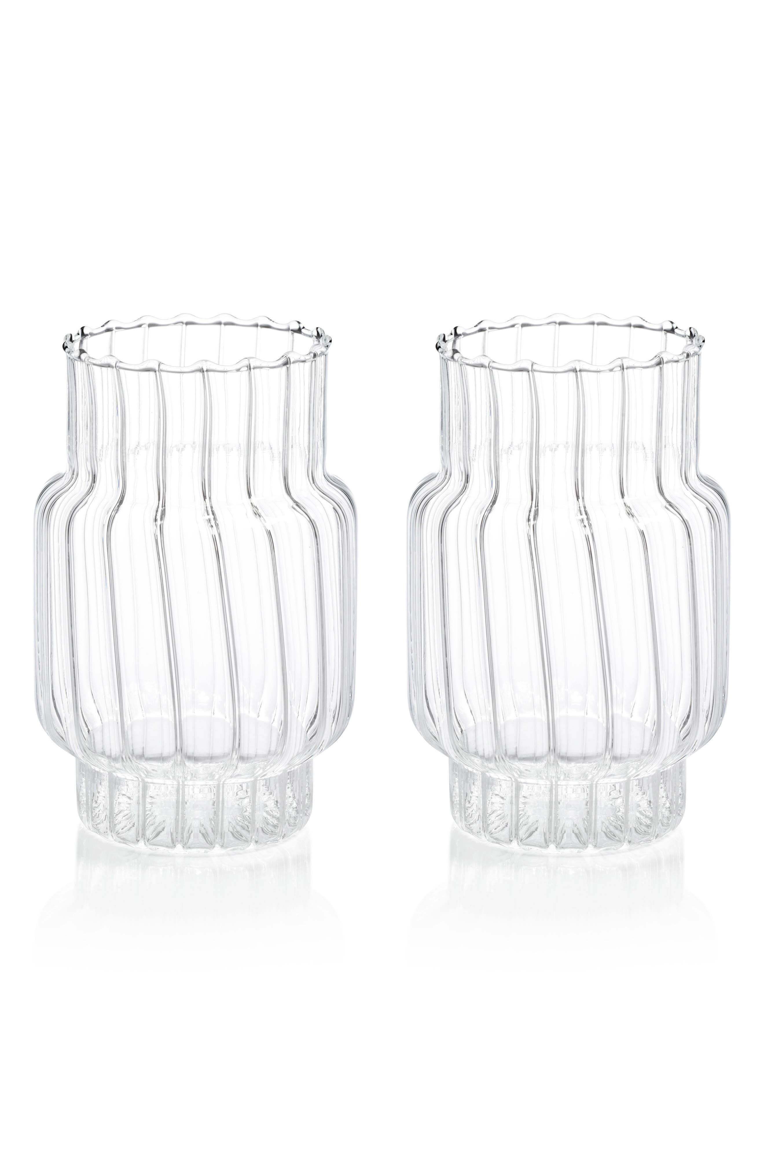 Zodax Mimo Set of 2 Glass Vases