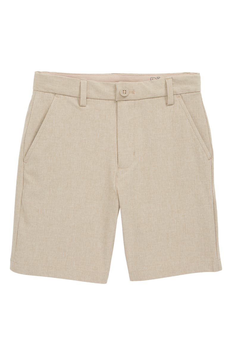 vineyard vines Kids' New Performance Breaker Shorts, Main, color, Khaki