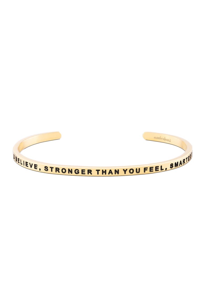 Braver, Stronger, Smarter bracelet, Main, color, Yellow Gold