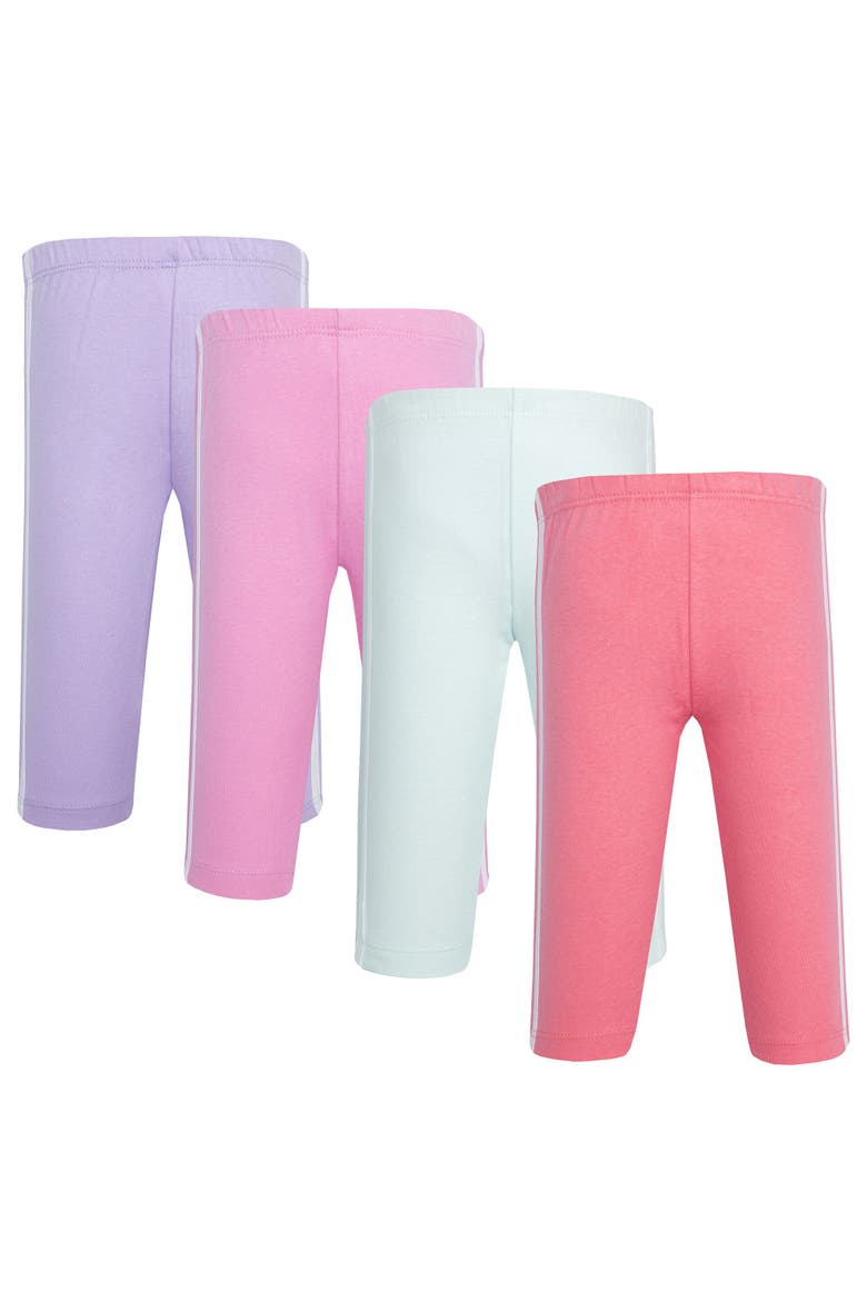 Pack of 4 Everyday Pants Set, Main, color, Conch Shell Begonia Pink