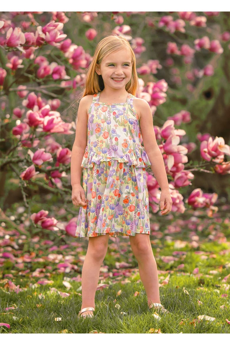 Tulip Twirl Sleeveless Dress, Alternate, color, Purple