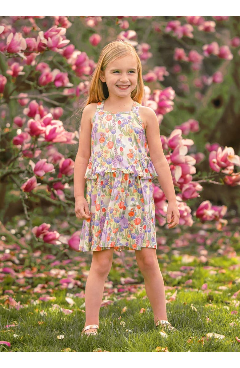 Mabel + Honey Tulip Twirl Sleeveless Dress, Alternate, color, Purple
