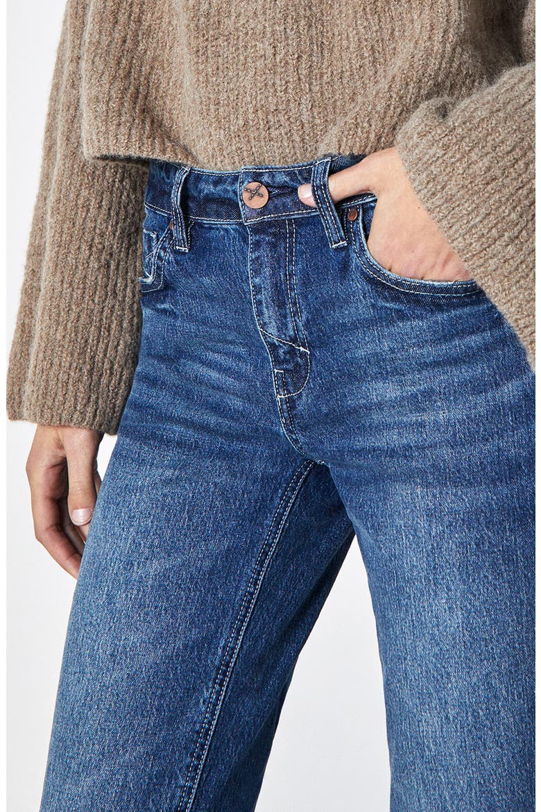 Georgia Striaght Leg Jeans, Alternate, color, INKLING