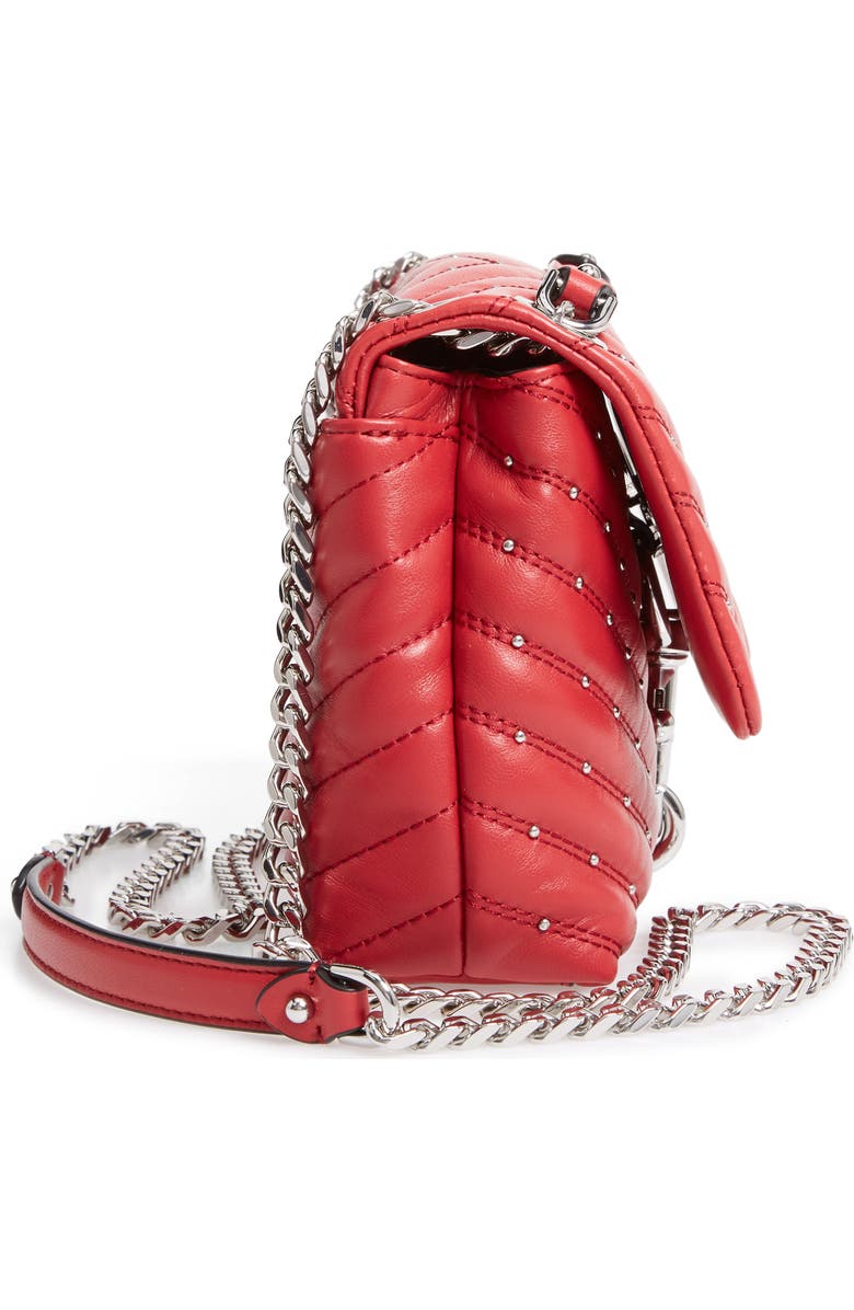 Rebecca Minkoff Edie Quilted Leather Crossbody Bag, Alternate, color,