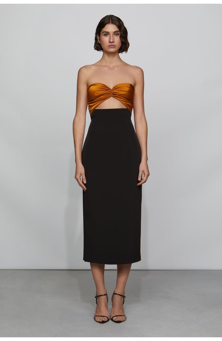 Et Ochs Marlo Dress, Main, color, Latte/Black