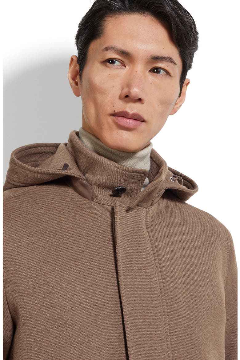 Wool & Cashmere Jacket, Alternate, color, BROWN MELANGE