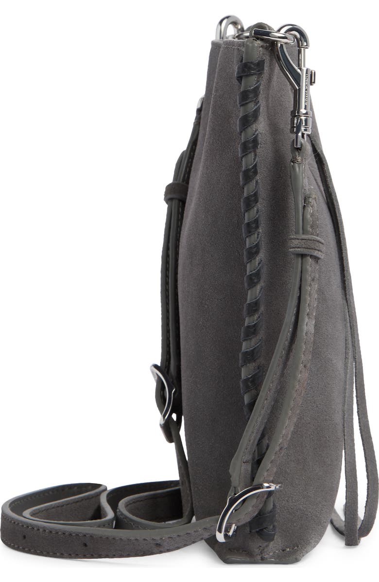 Rebecca Minkoff Darren Shoulder Bag, Alternate, color, Fog/Black