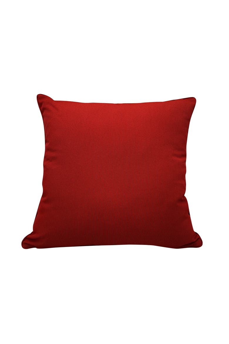 Poppy Pattern Indoor/Outdoor Accent Pillow, Alternate, color, Red