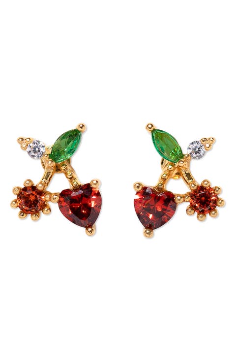 Cherry On Top Stud Earrings