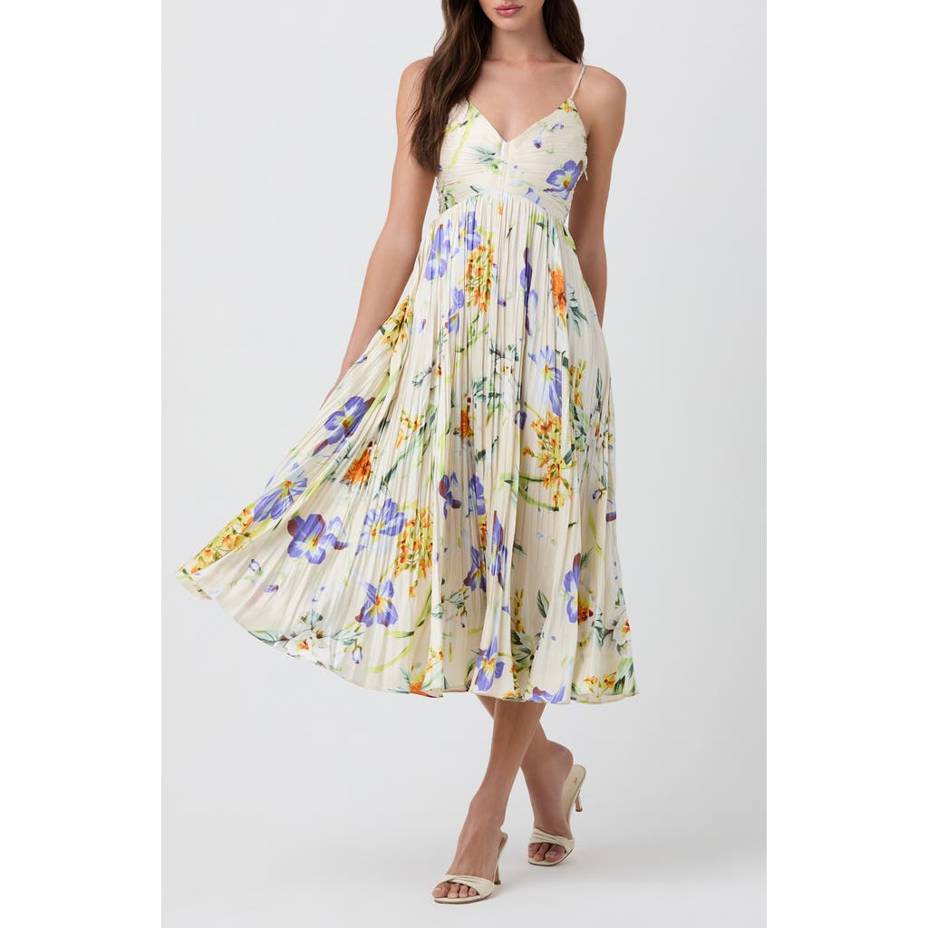 Astr The Label Maeve Floral Midi Sundress