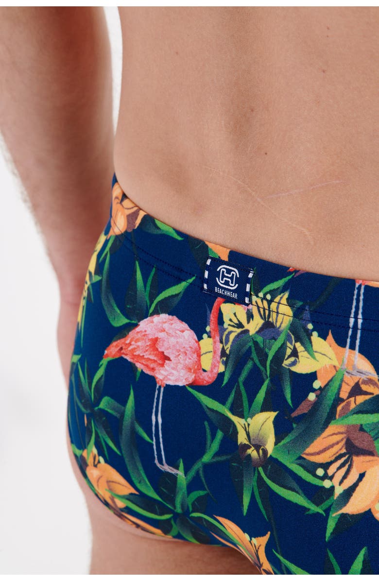 HOM Flamingo Swim Mini Brief, Alternate, color, 