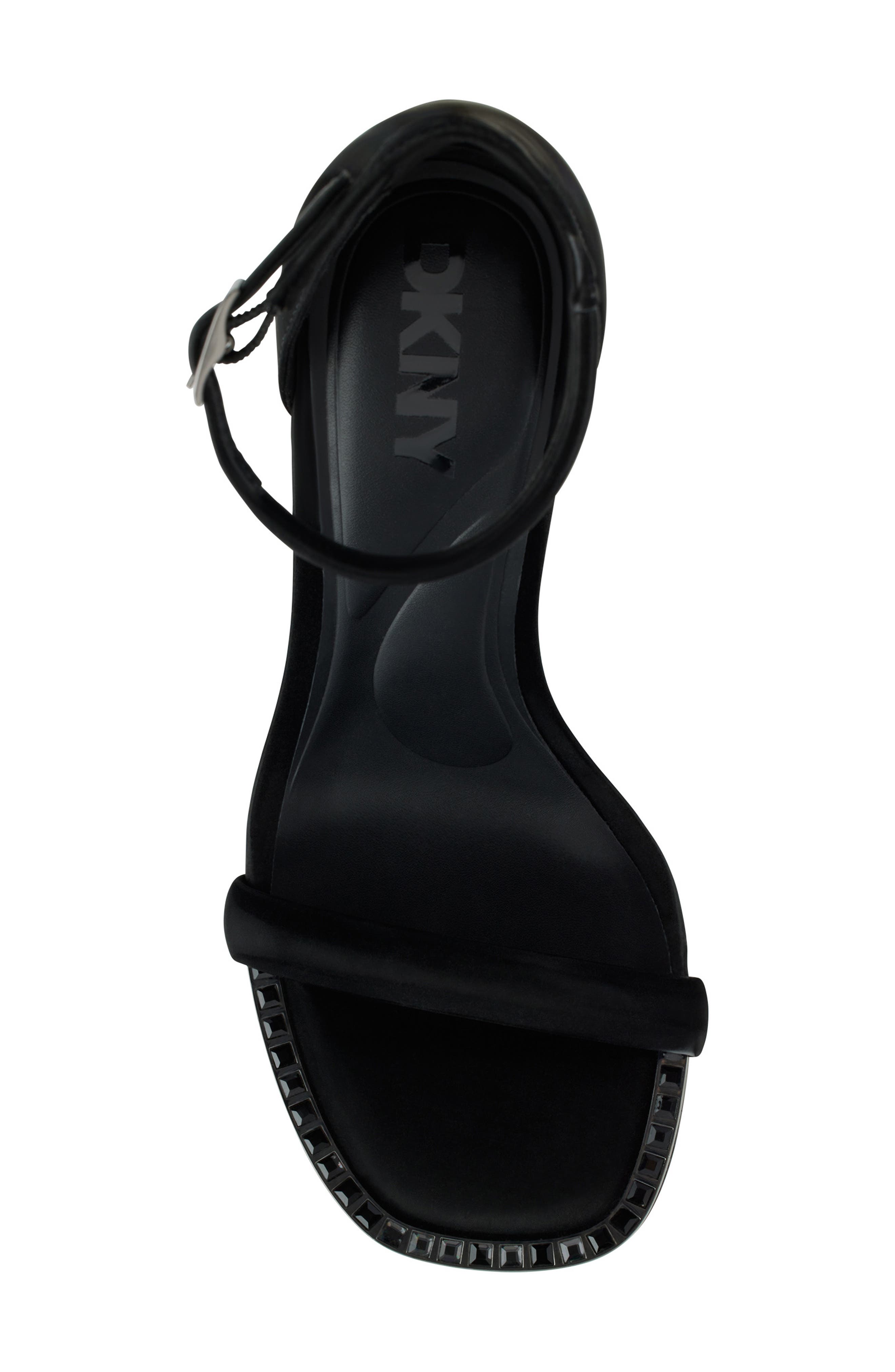 DKNY Waylin Ankle Strap Sandal, Alternate, color, Black