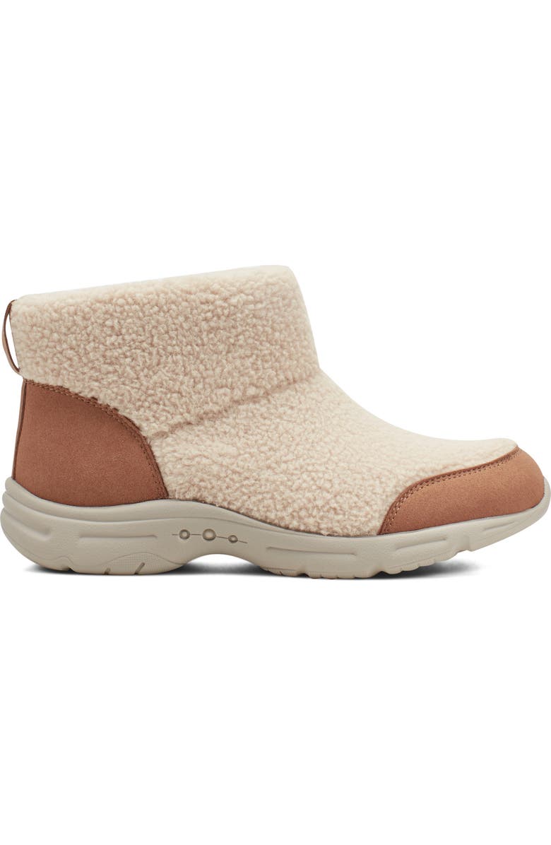 Easy Spirit Brevon 2 Faux Shearling Bootie, Alternate, color, Light Natural