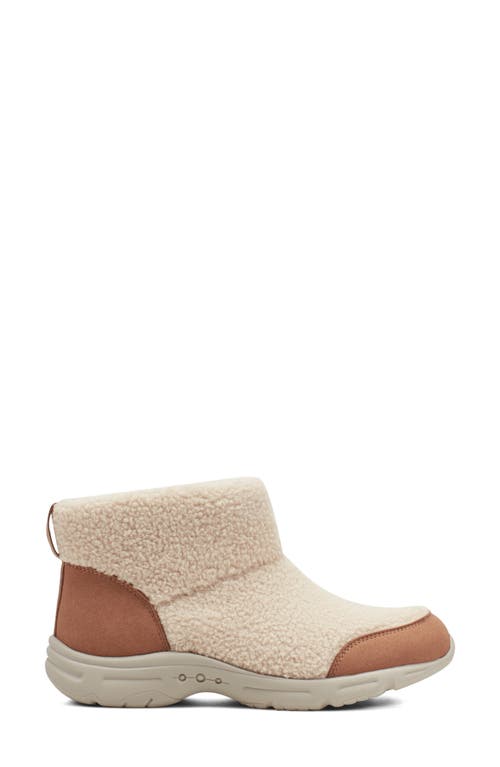 Easy Spirit Brevon 2 Faux Shearling Bootie In Neutral