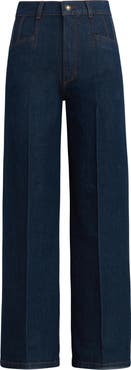 Favorite Daughter The Jordie Shortie High Waist Wide Leg Jeans