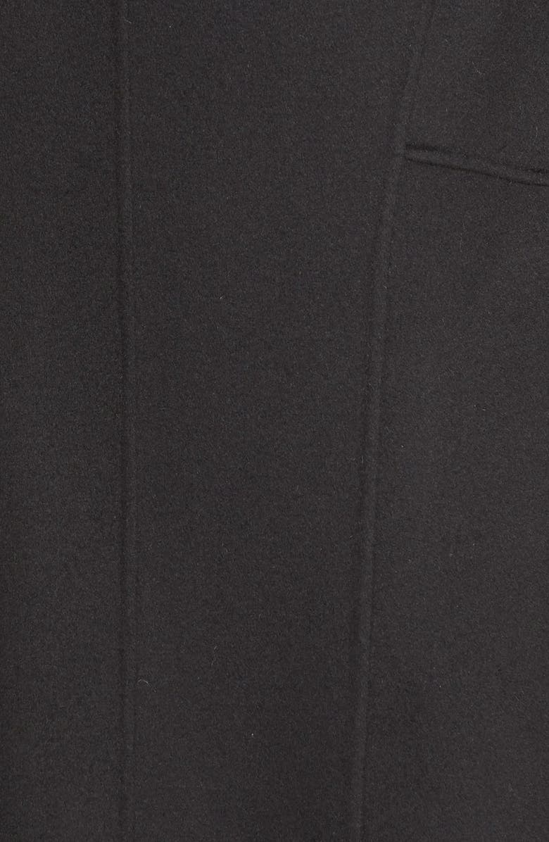 Mackage Wool Blend Coat with Leather Sleeves, Alternate, color, 