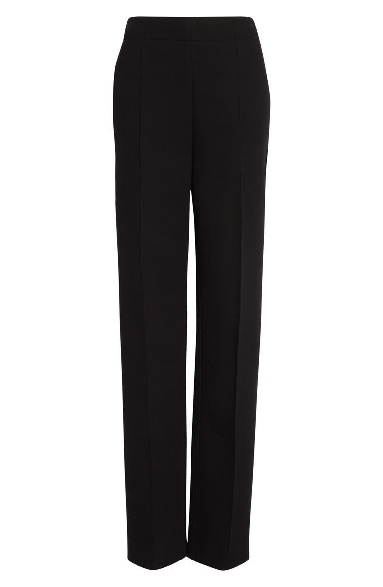 Proenza Schouler Zee High Waist Scuba Pants, Alternate, color, Black