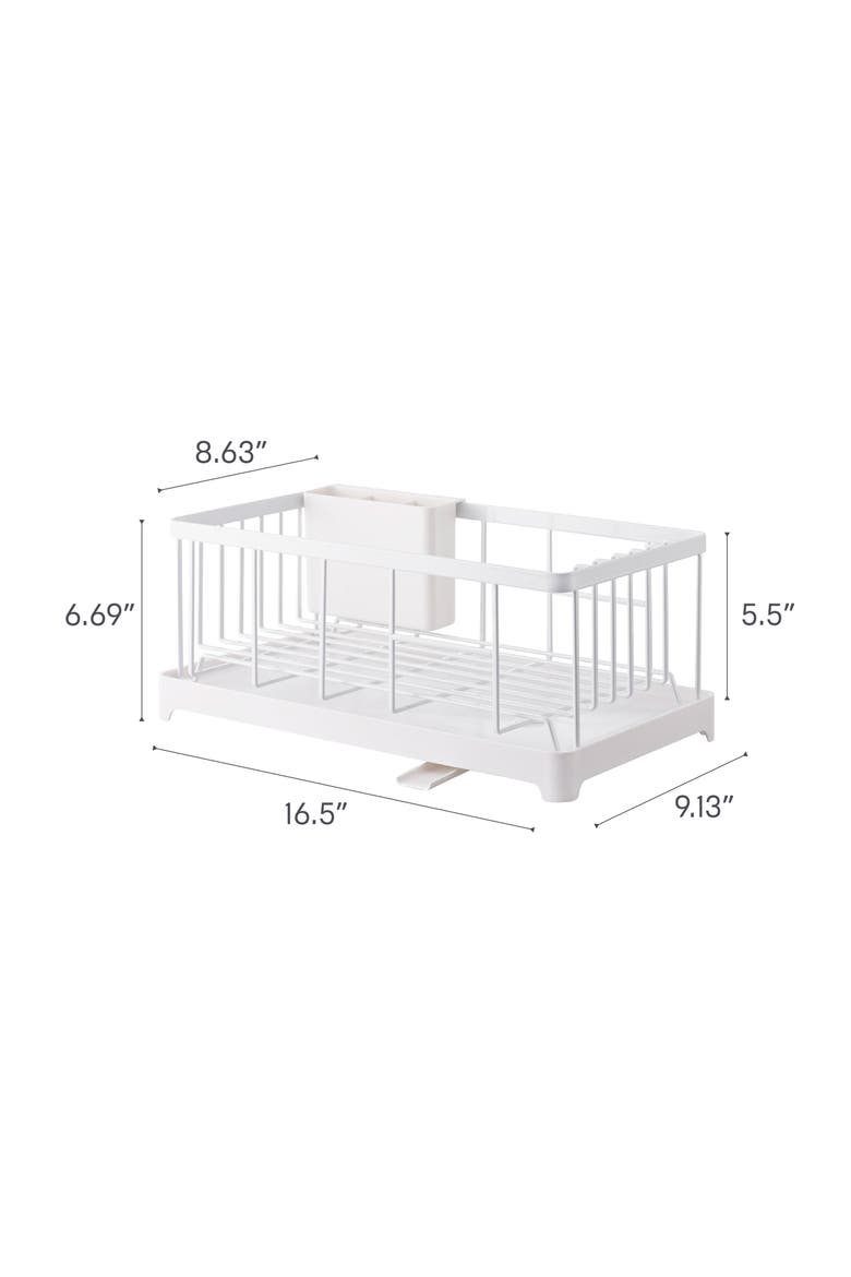 Tower Wire Dish Drainer Rack, Alternate, color, WHITE