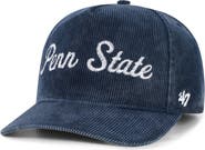 '47 Men's '47  Navy Penn State Nittany Lions Reclaim Snow Wash Corduroy Hitch Adjustable Hat