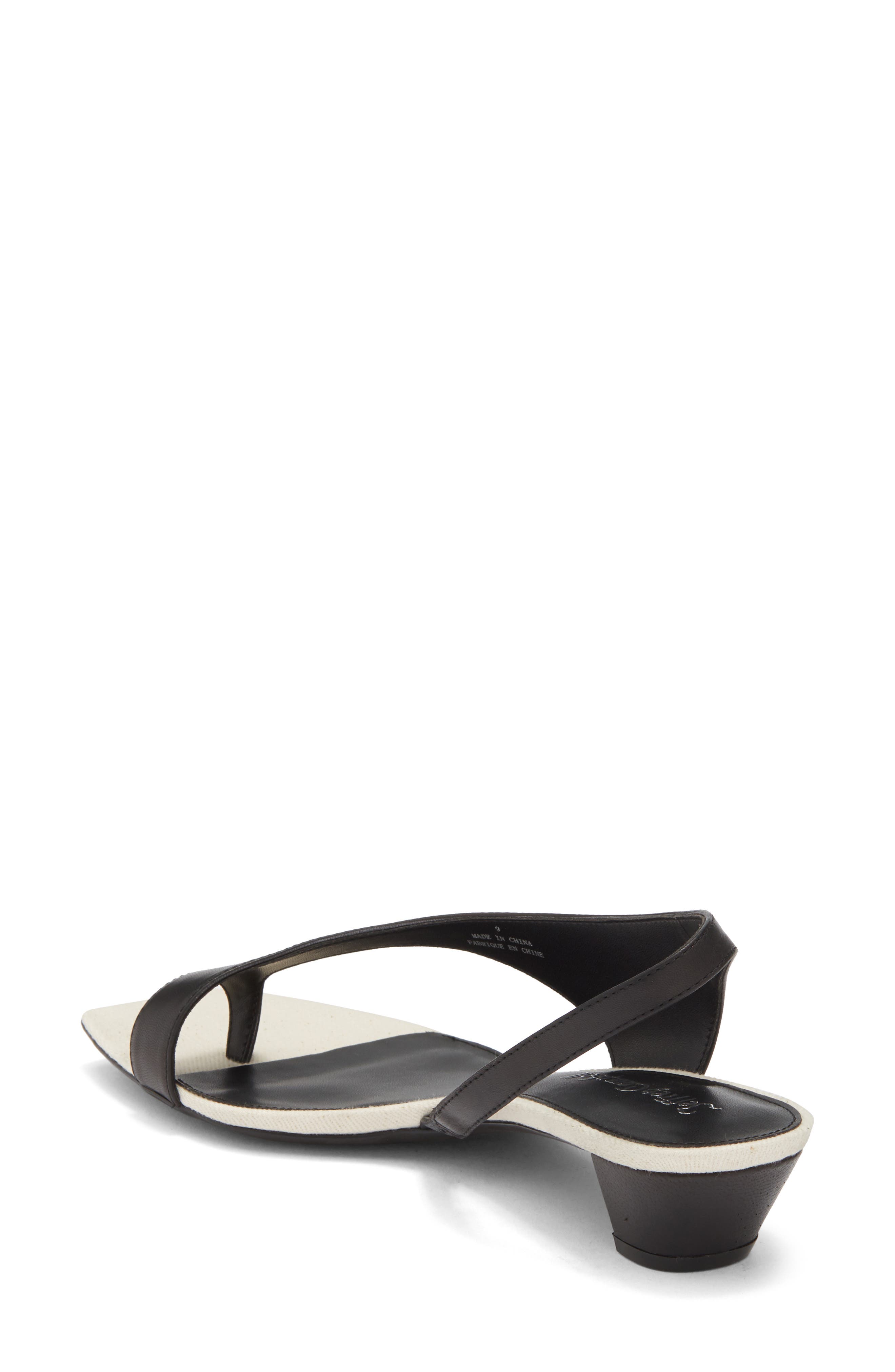 Jeffrey Campbell Blissful Slingback Sandal, Alternate, color, Black Cream Combo