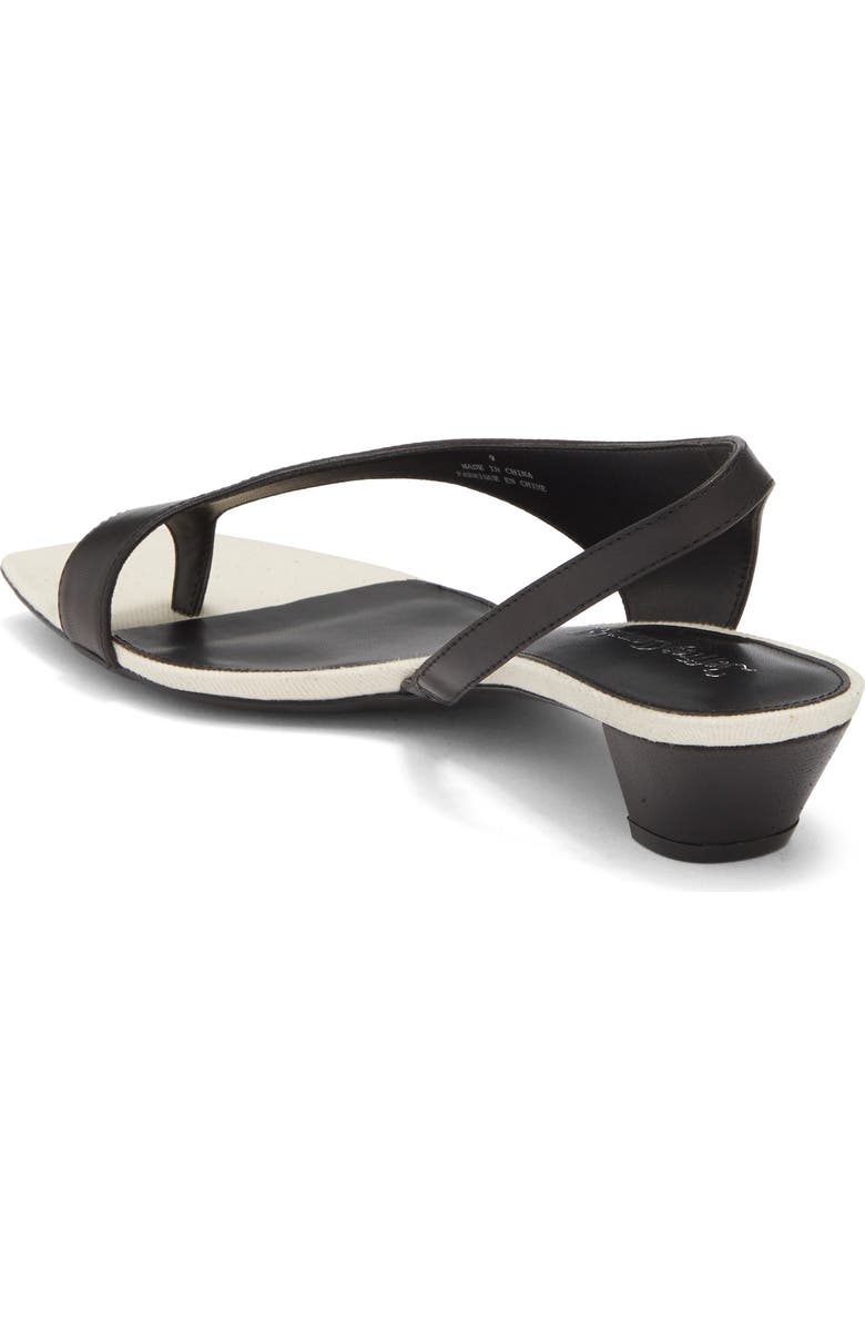 Jeffrey Campbell Blissful Slingback Sandal, Alternate, color, Black Cream Combo