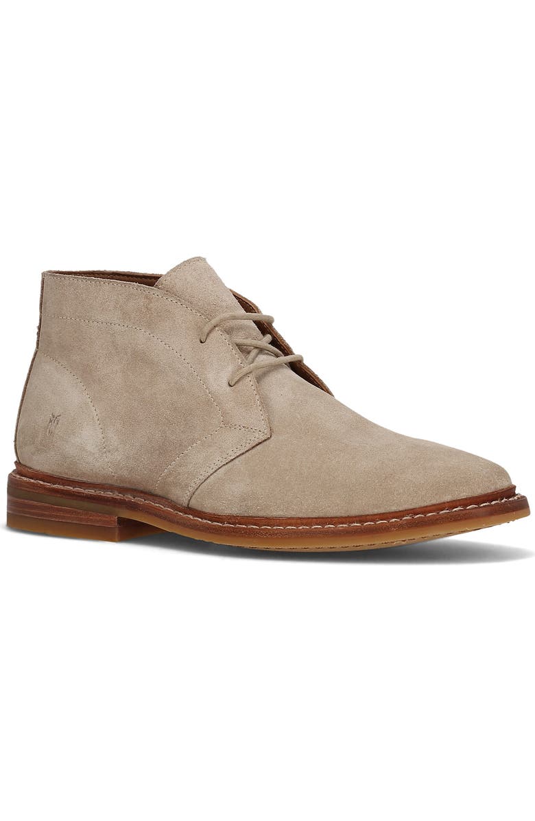 Frye Paul Suede Chukka Boot, Main, color, Mushroom